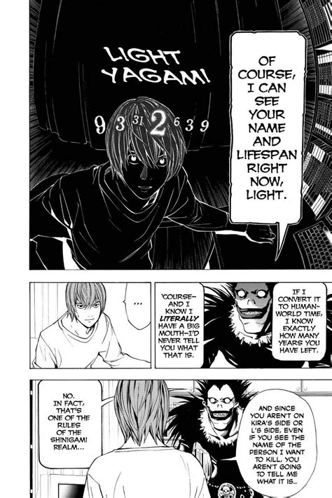 How to read Shinigami Lifespan (Death Note) .